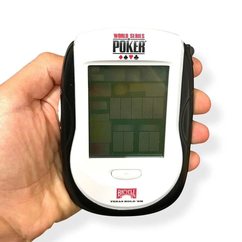 World Series‎ of Poker Illuminated Texas Holdem Handheld Electronic Game READ*